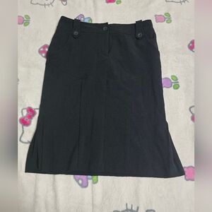 Bisou Bisou Black Pencil Skirt
